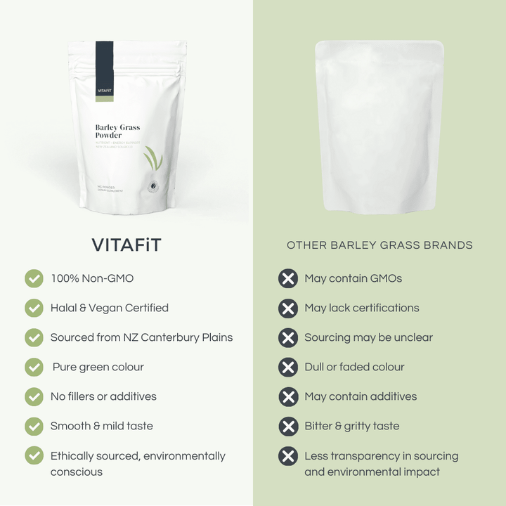 Vitafit Barley Grass Powder (NZ Grown) - HealthyMe