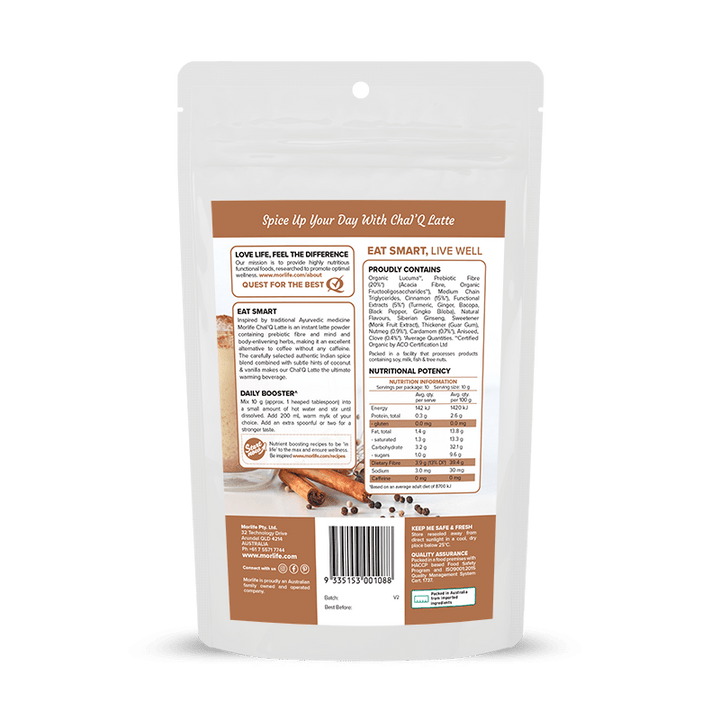 Prebiotic Chai'Q Latte - HealthyMe