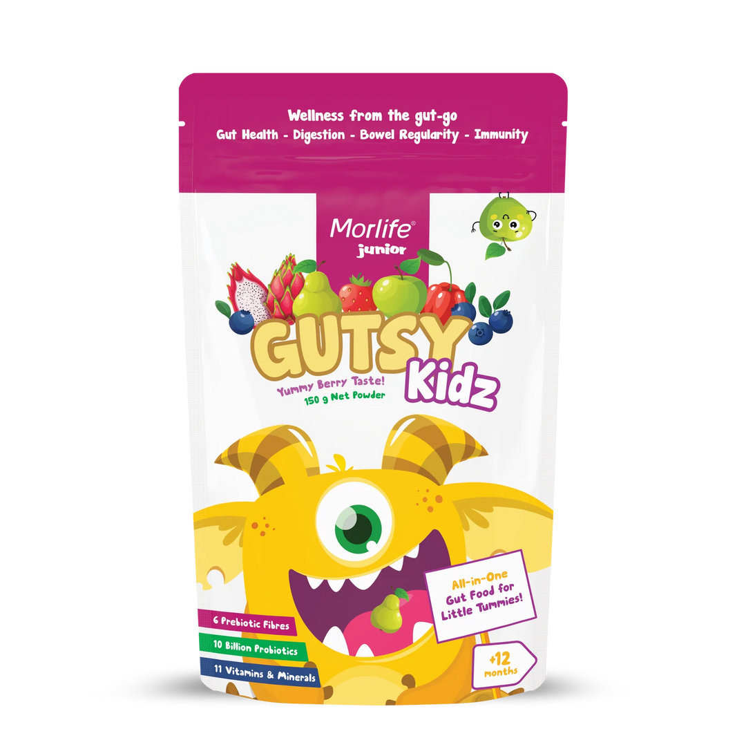 Morlife Gutsy Kidz Powder 150g (Berry) - HealthyMe