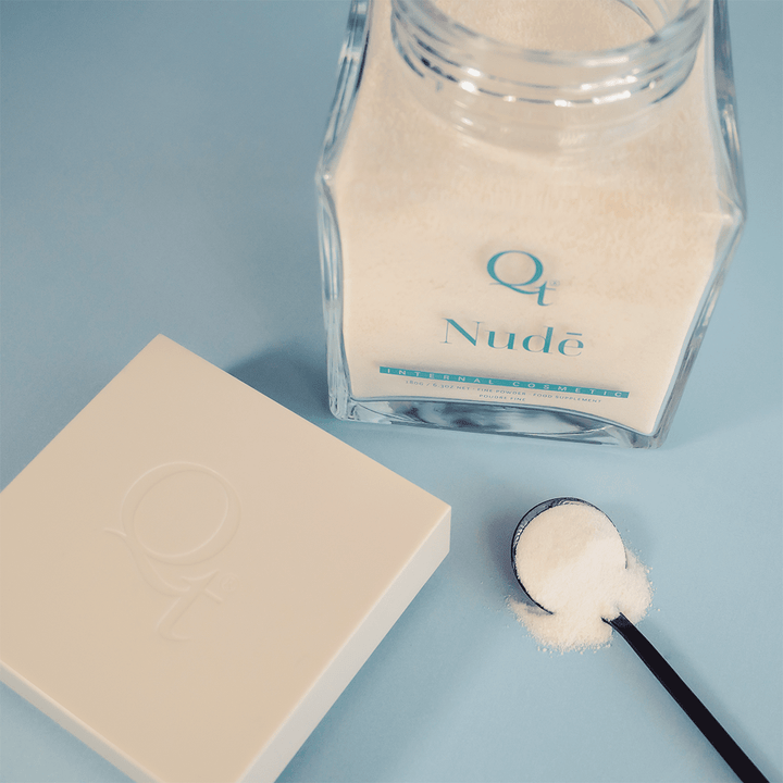 Qt Nudē Unflavoured Powder 180g (Glass Jar) - HealthyMe