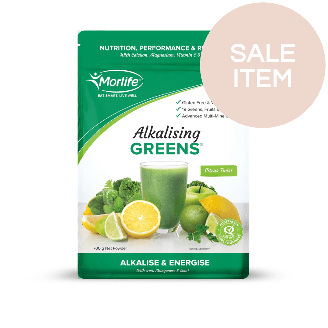 Morlife Alkalising Greens Powder 700g (Citrus Twist)*