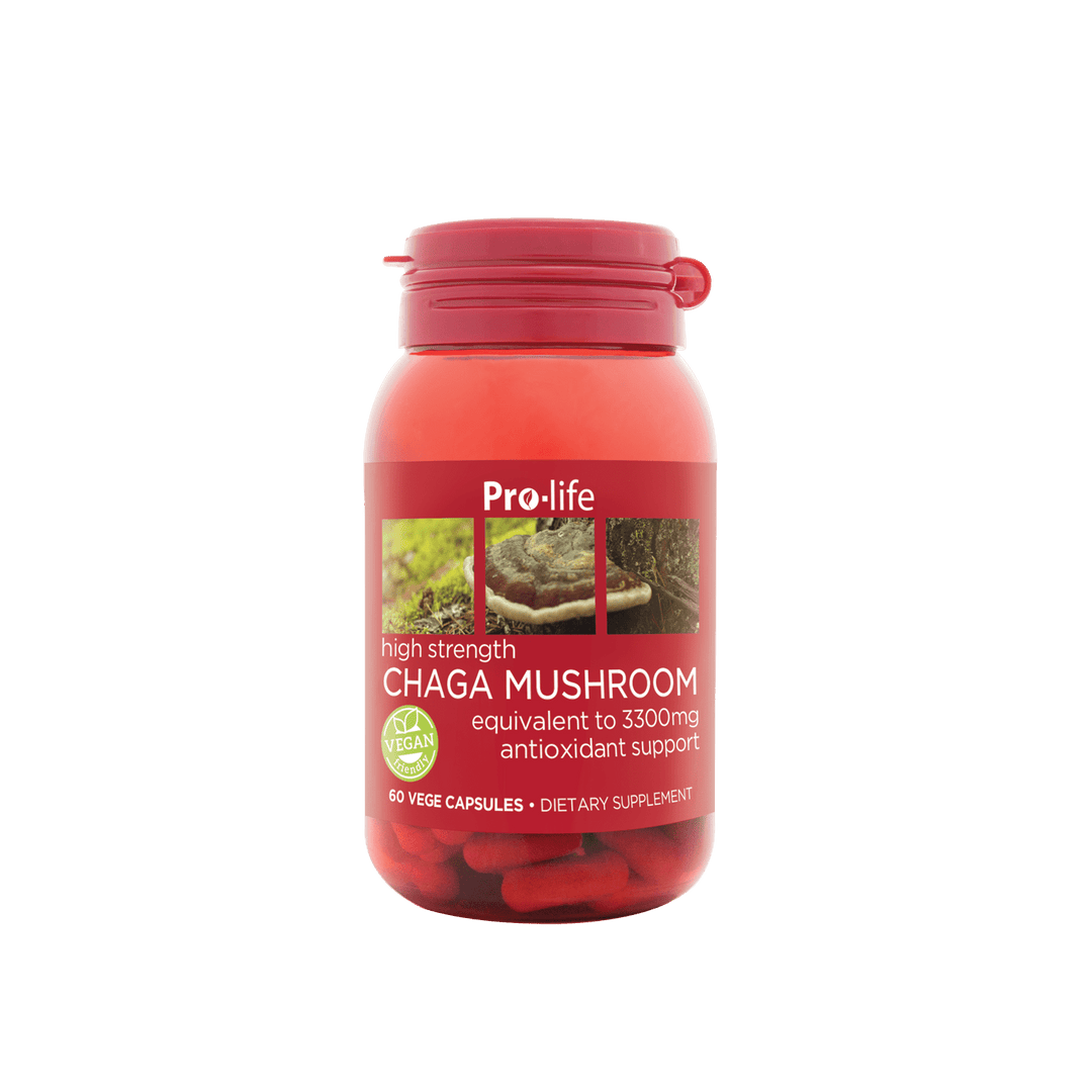 Pro-life Chaga Mushroom 60 Vege Capsules - HealthyMe