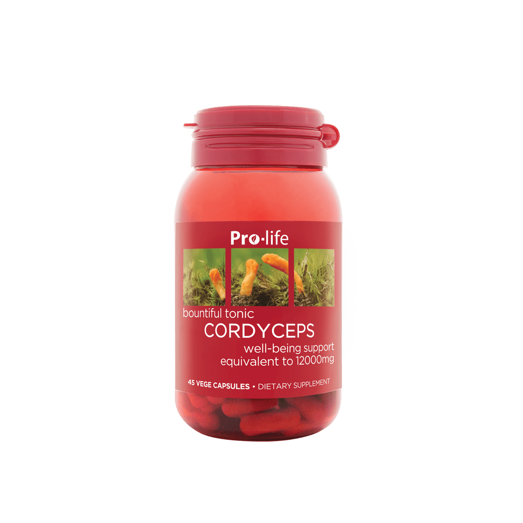 Pro-life Cordyceps 12000mg 45 Vege Capsules - HealthyMe