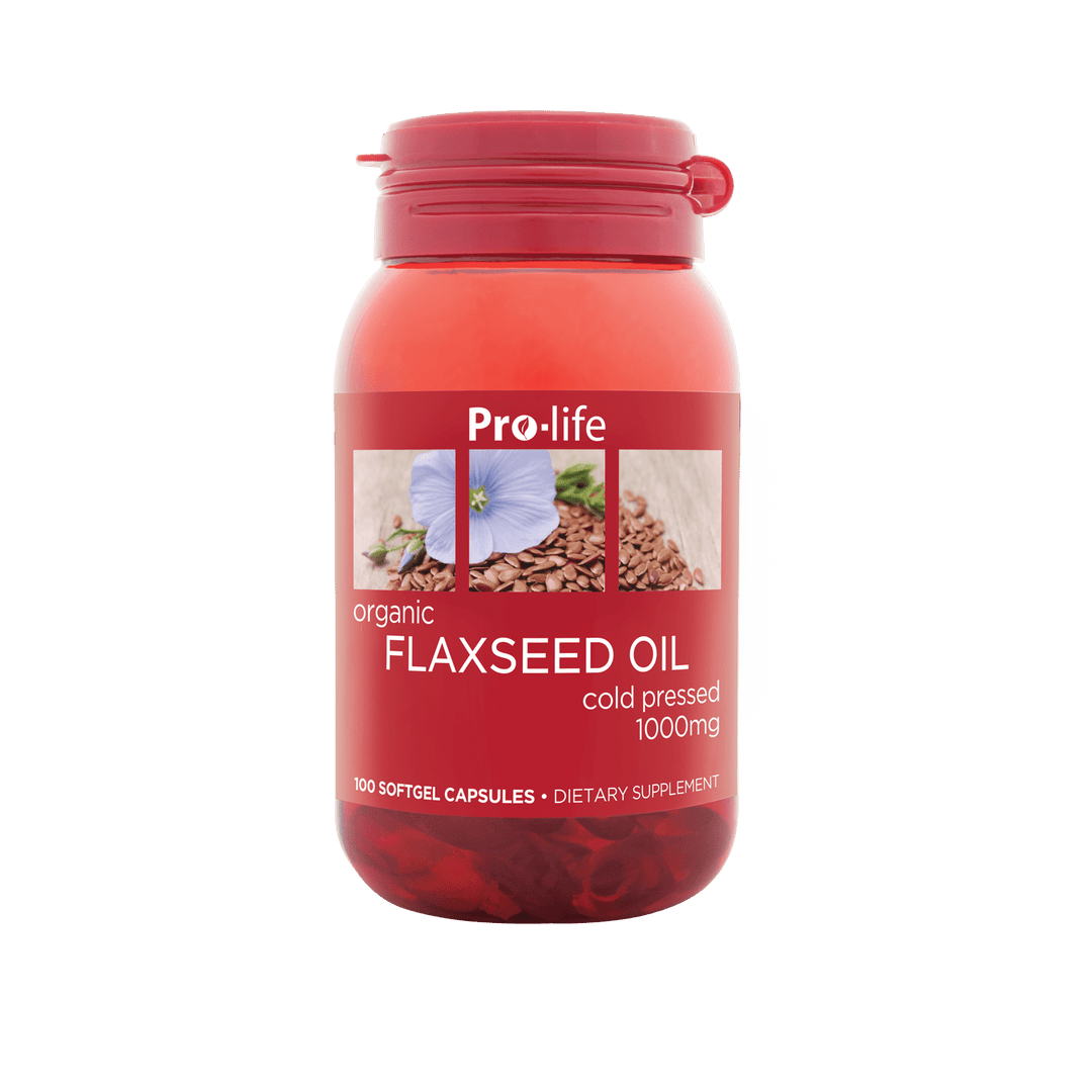 Pro-life Flaxseed Oil Soft-Gel Capsules - HealthyMe