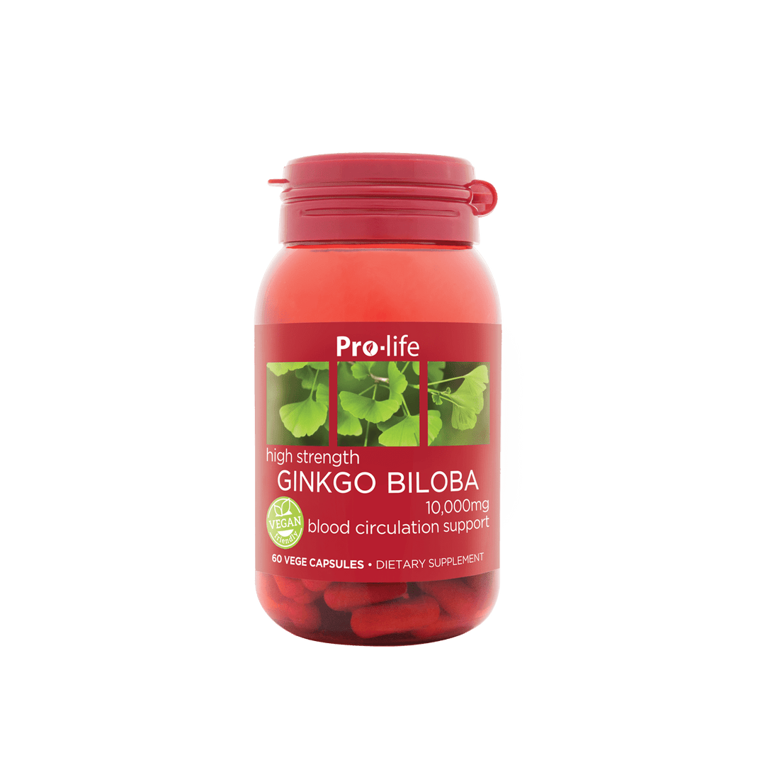Pro-life Ginkgo Biloba 60 Vege Capsules - HealthyMe