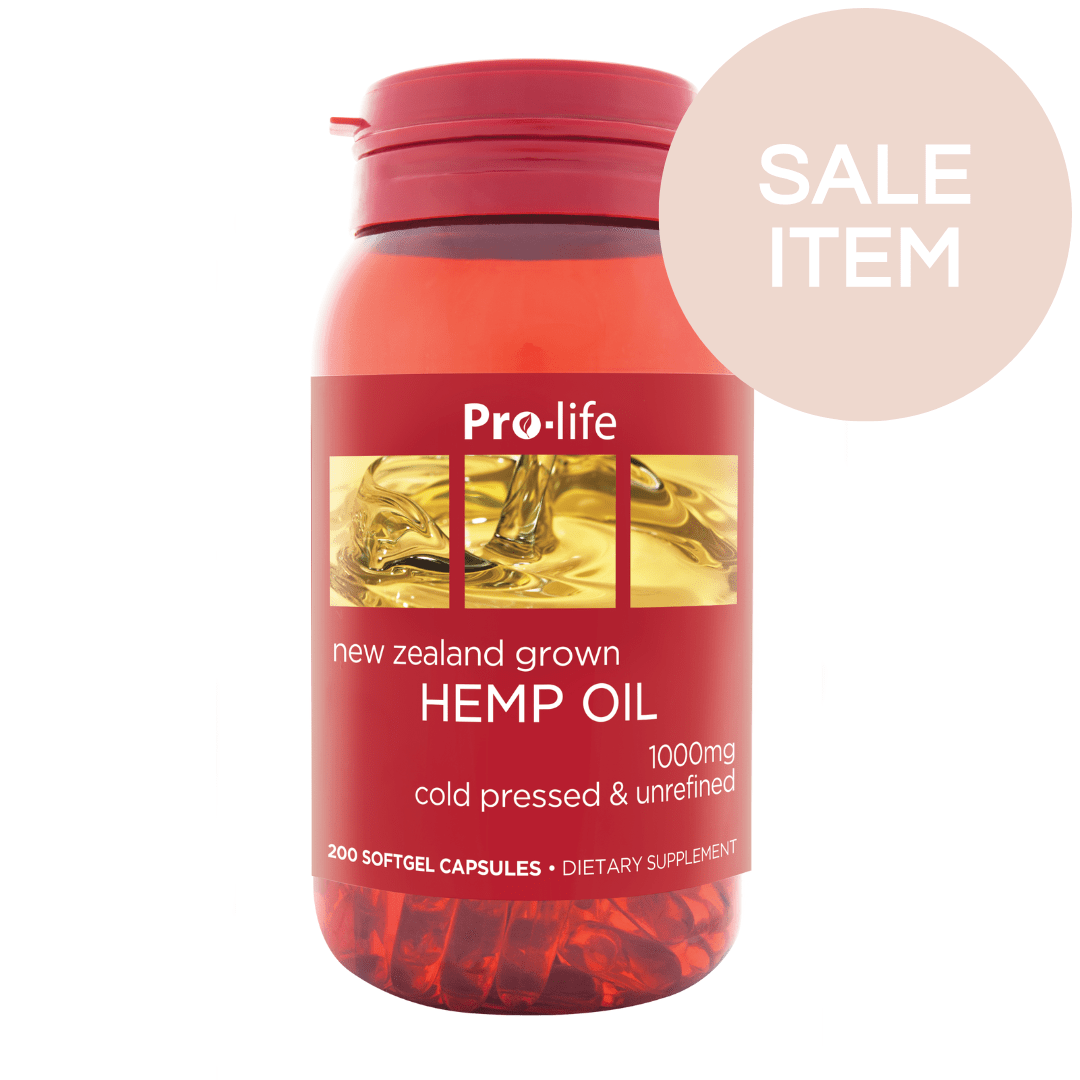 Pro-life Hemp Oil 1000mg 200 Softgel Capsules*