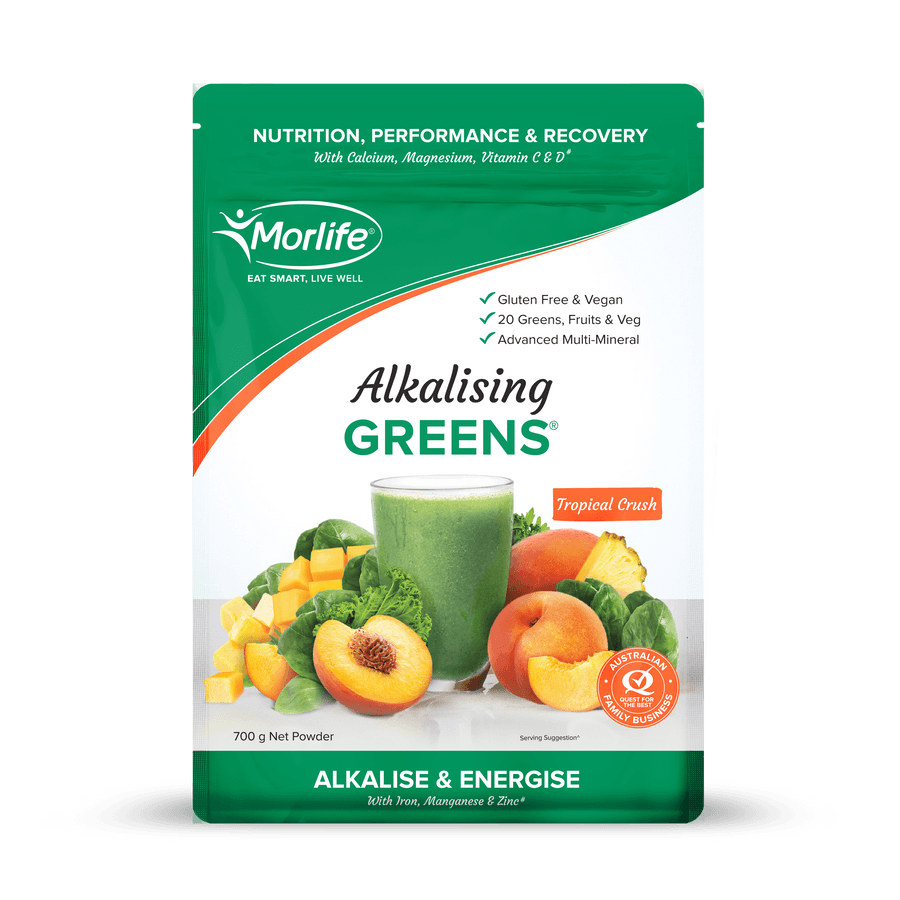 Morlife Alkalising Greens (Tropical Crush) - HealthyMe