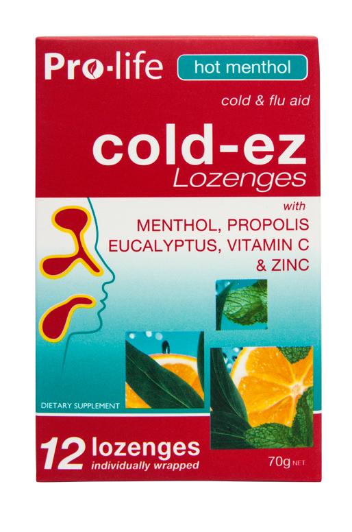 Cold-ez Lozenges - Hot Menthol - HealthyMe