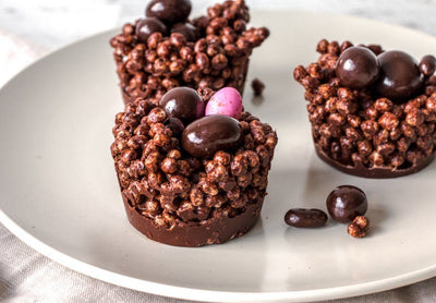 5 Ingredient Chocolate Crackle Nests
