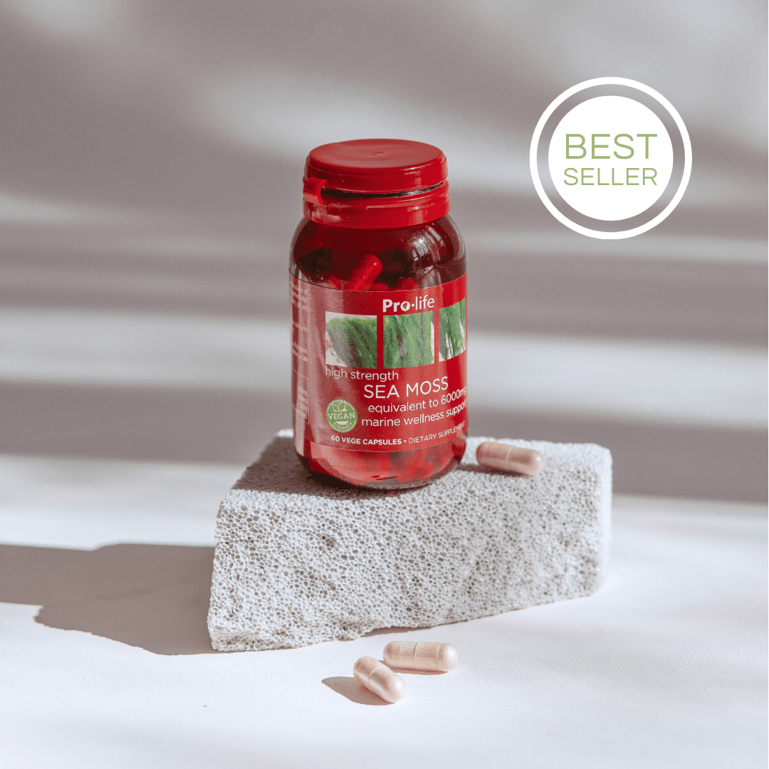 Pro-life Sea Moss 6000mg 60 Vege Capsules - HealthyMe