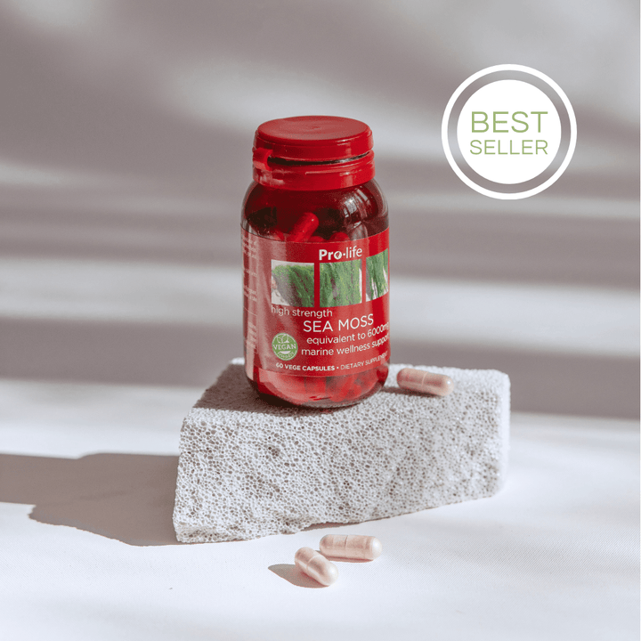 Pro-life Sea Moss 6000mg 60 Vege Capsules - HealthyMe