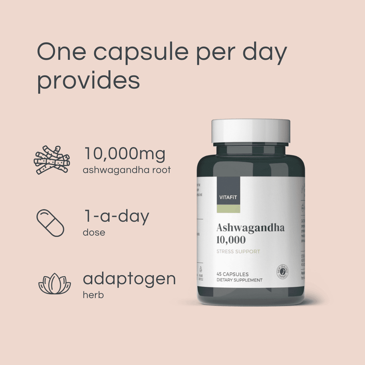 Pro-life Ashwagandha 10,000mg 45 Vege Capsules - HealthyMe