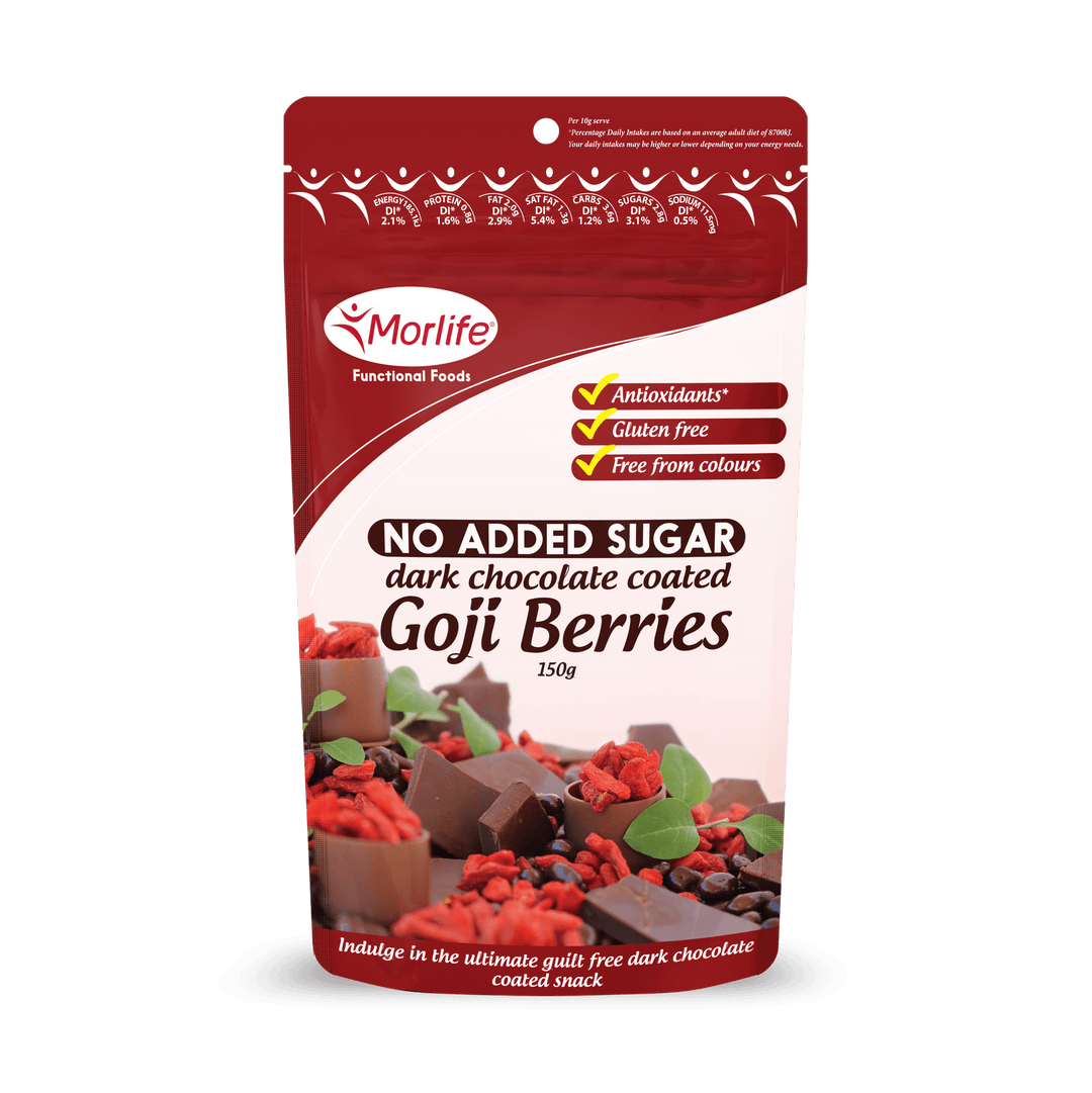 No Added Sugar Dark Chocolate Goji Berries 125g - HealthyMe