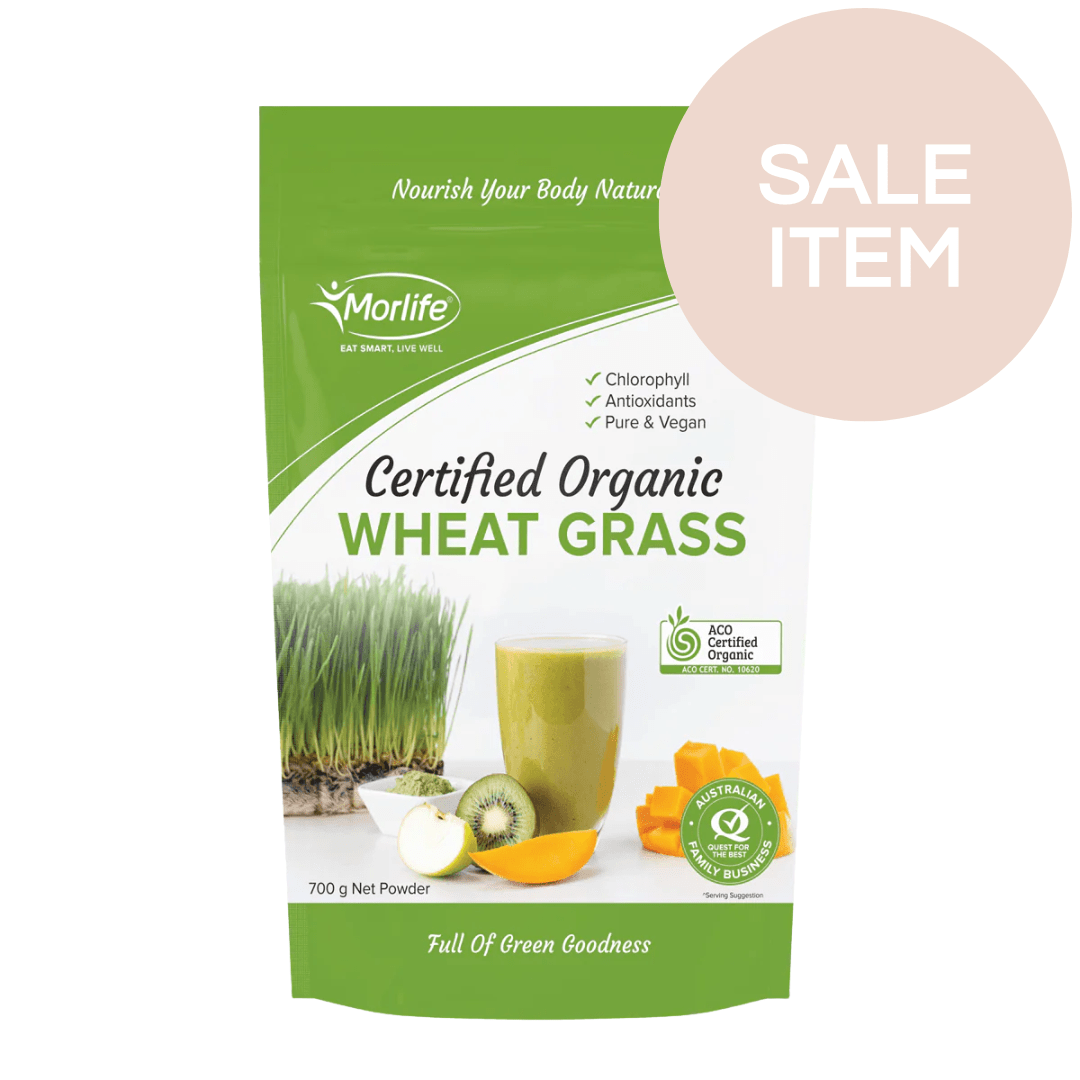 Morlife Wheat Grass Powder (Certified Organic)*