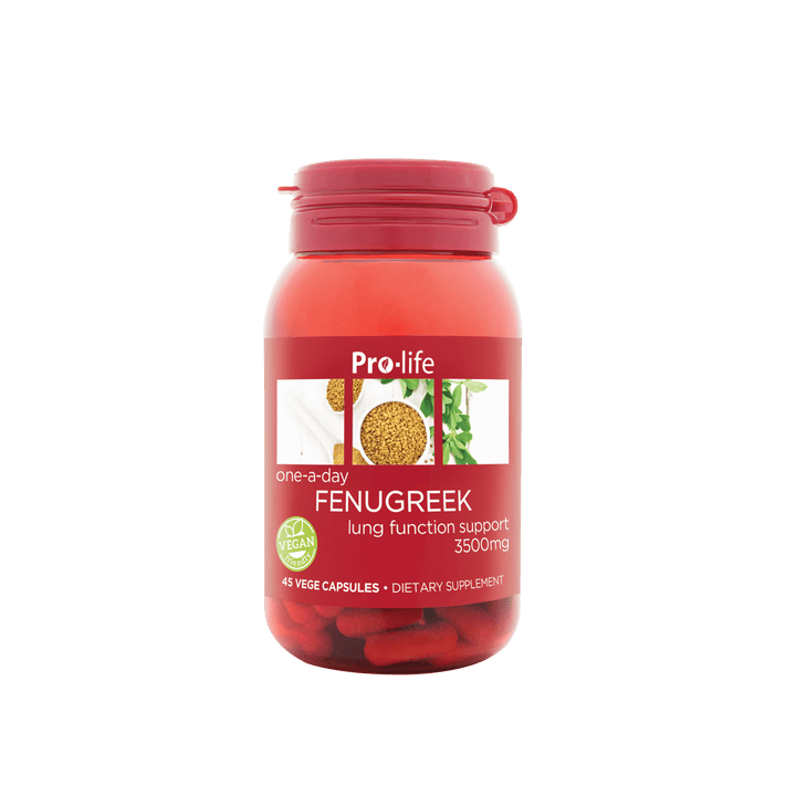 Pro-life Fenugreek 45 Vege Capsules