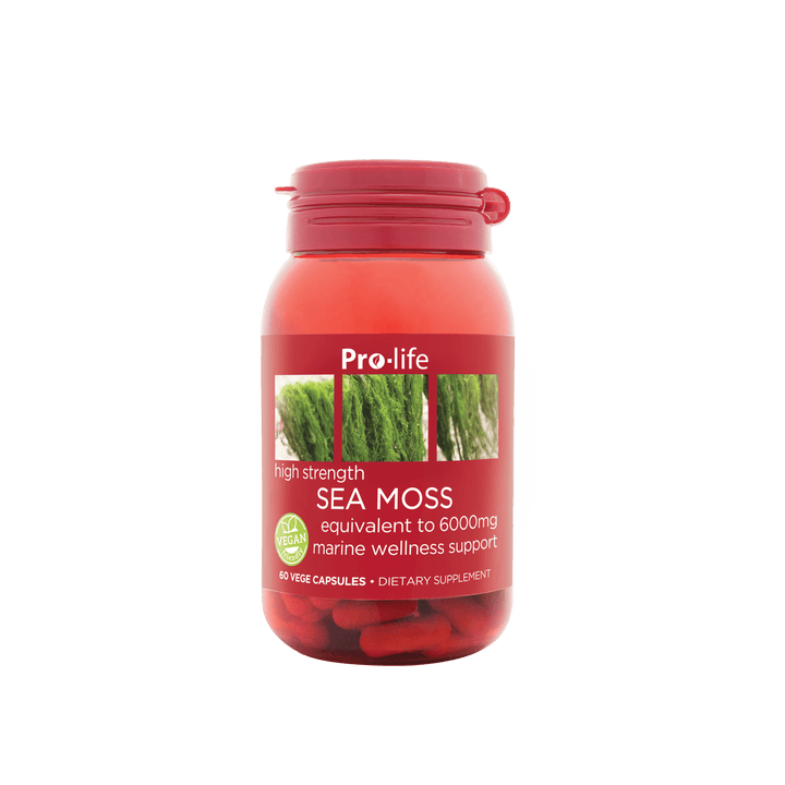 Pro-life Sea Moss 6000mg 60 Vege Capsules - HealthyMe