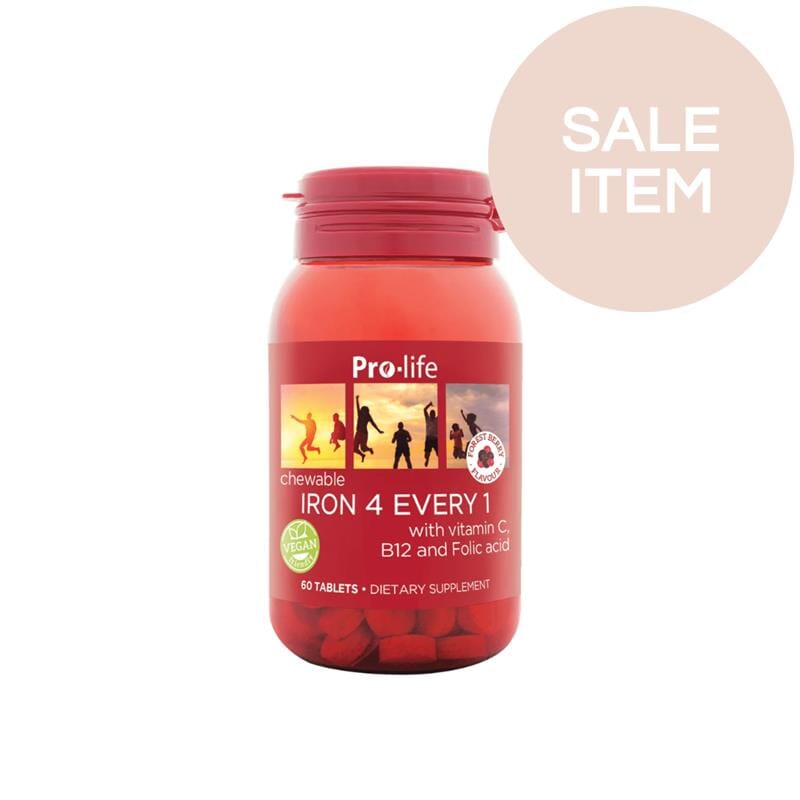 Pro-life Iron 4 Every 1 60 Chewable Tablets * - HealthyMe