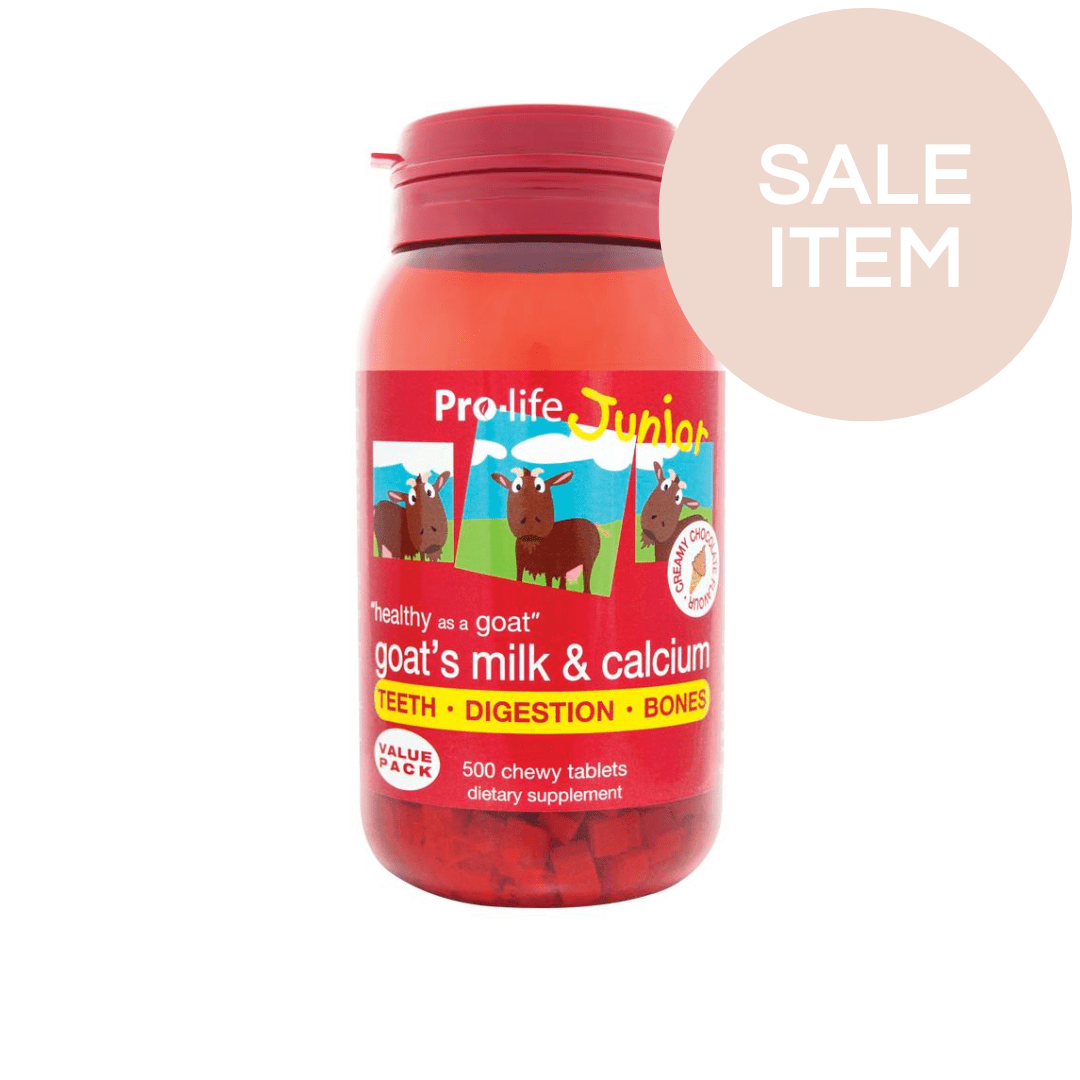 Pro-life Junior Whole Goat's Milk & Calcium Chewy Tablets (Chocolate)*
