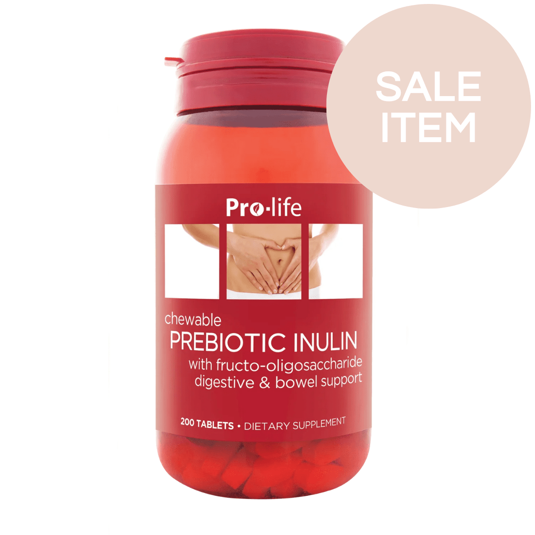 Pro-life Prebiotic Inulin 200 Chewable Tablets* - HealthyMe