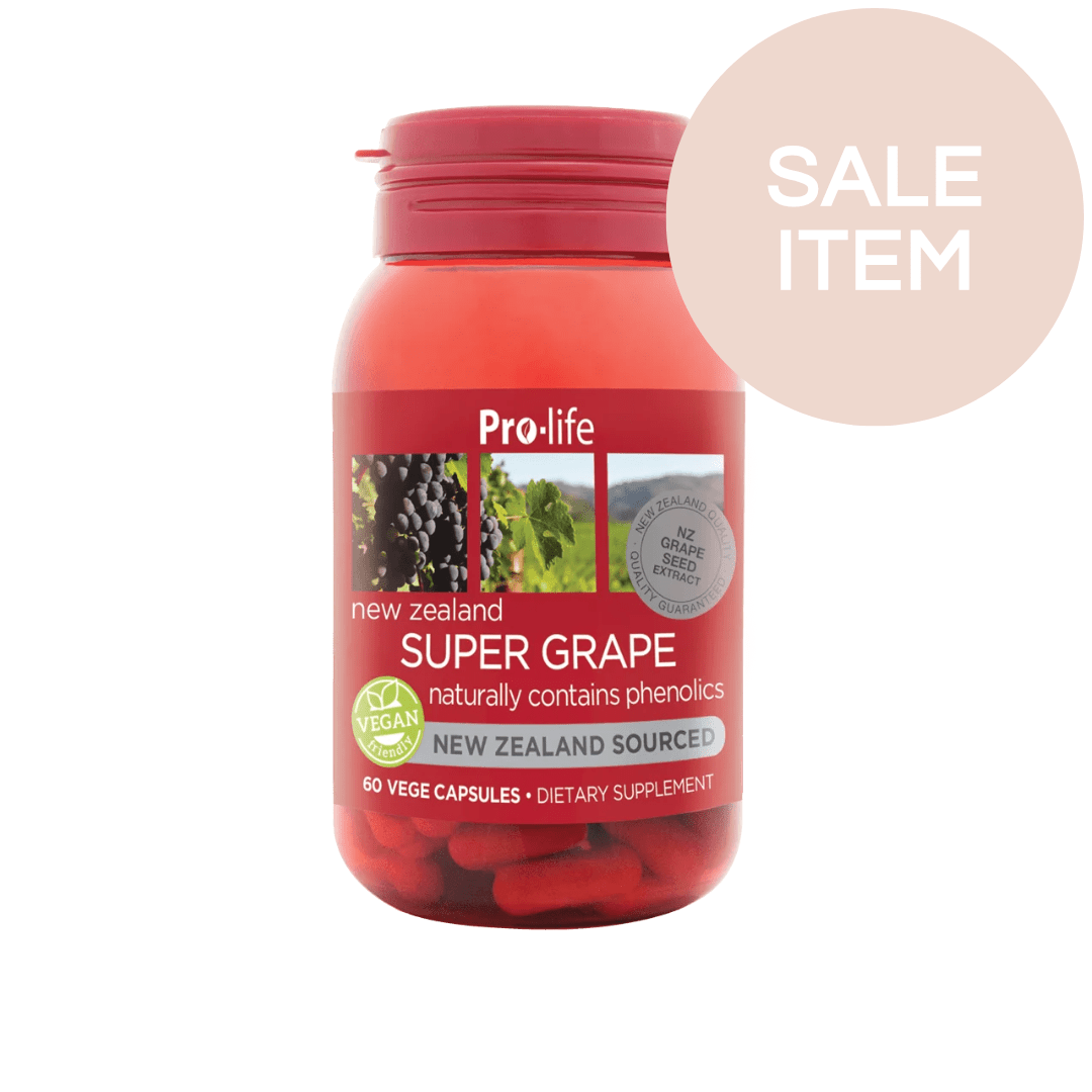 Pro-life Super Grape 60 Vege Capsules* - HealthyMe