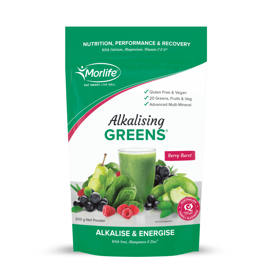 Morlife Alkalising Greens (Berry Burst) - HealthyMe