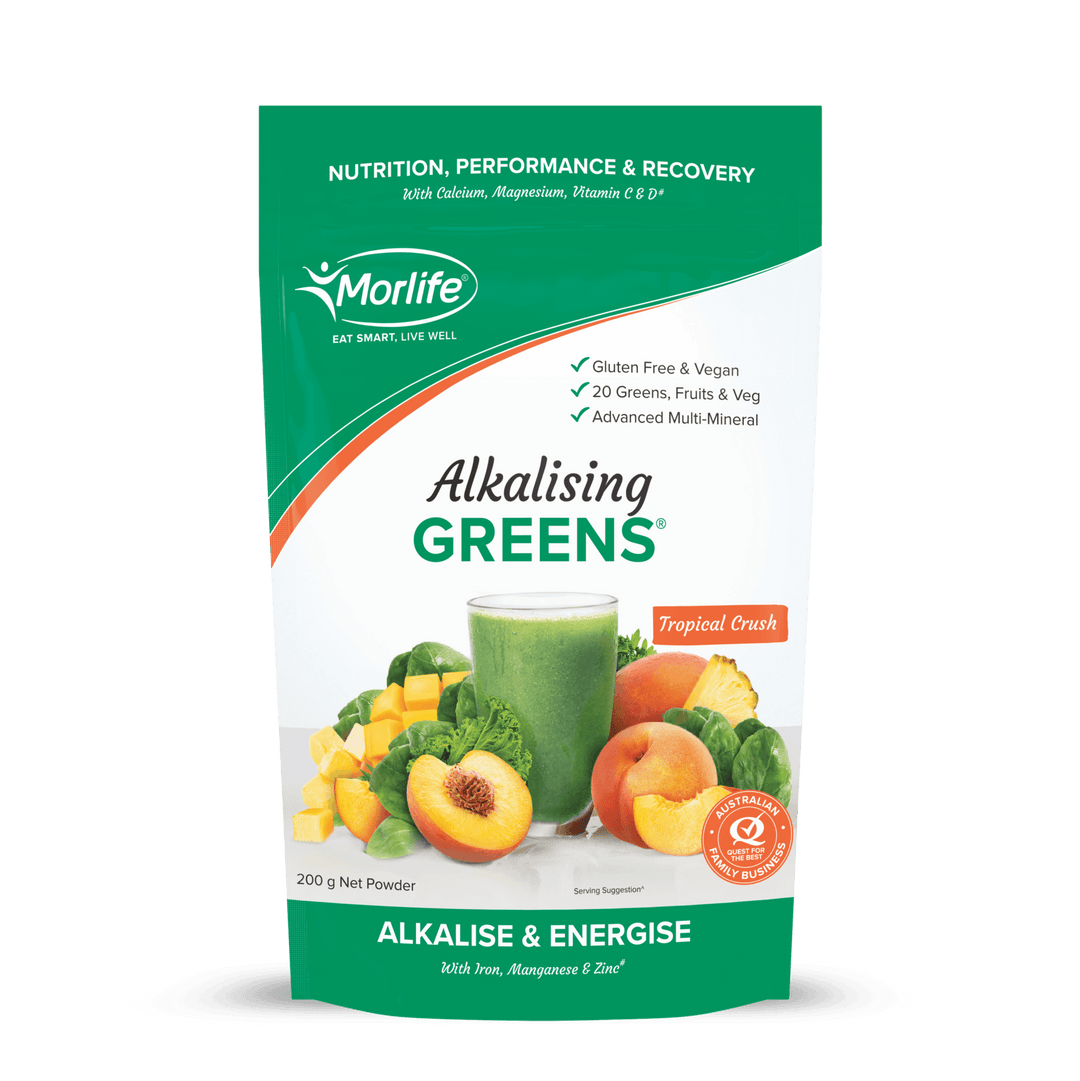 Morlife Alkalising Greens (Tropical Crush) - HealthyMe