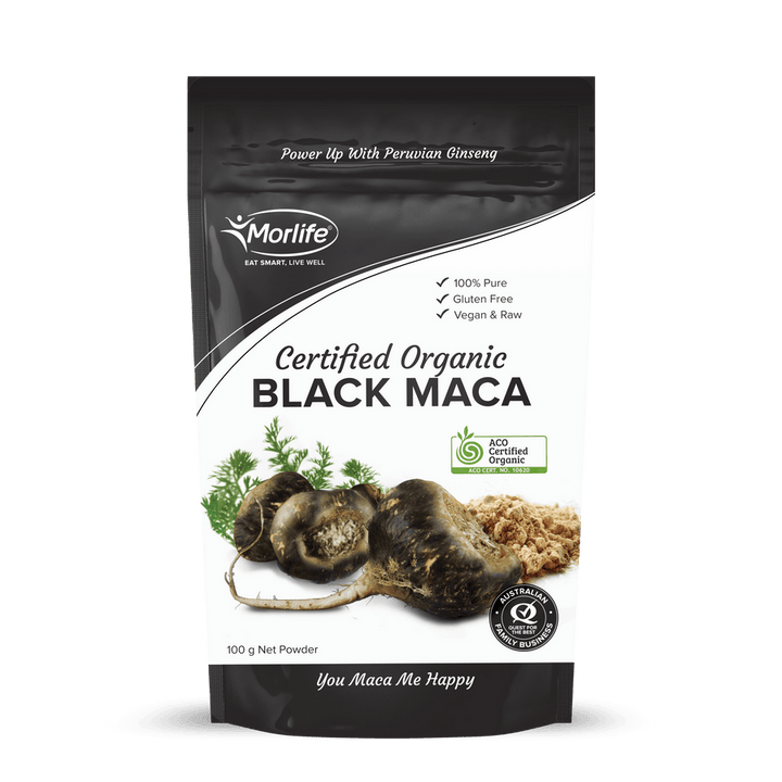 Black Maca Powder Certified Organic - HealthyMe