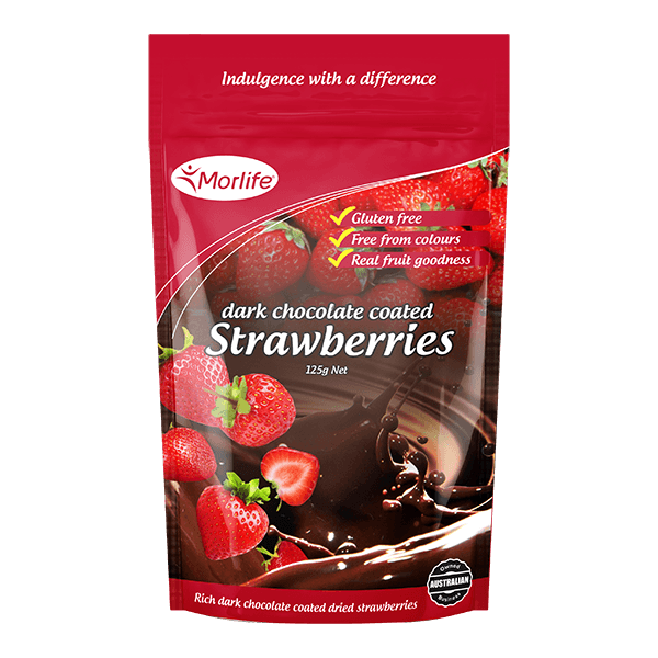 Morlife Dark Chocolate Strawberries - HealthyMe