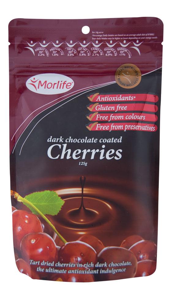 Morlife Dark Chocolate Coated Cherries - HealthyMe