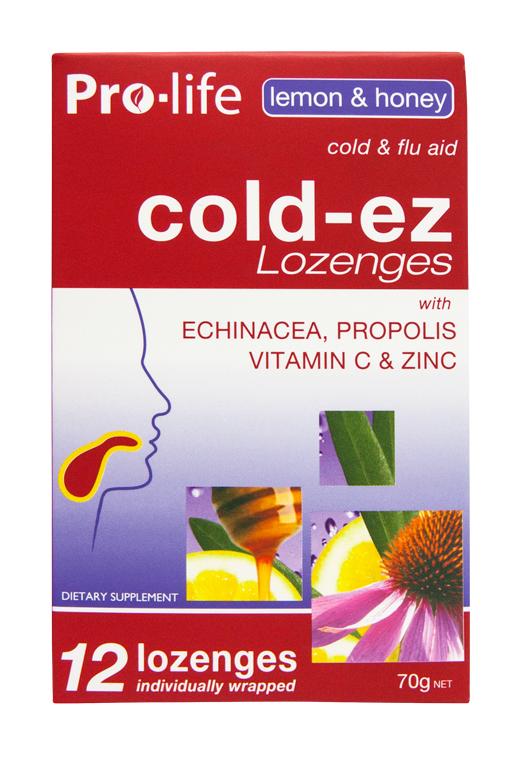 Cold-ez Lozenges - Lemon & Honey - HealthyMe