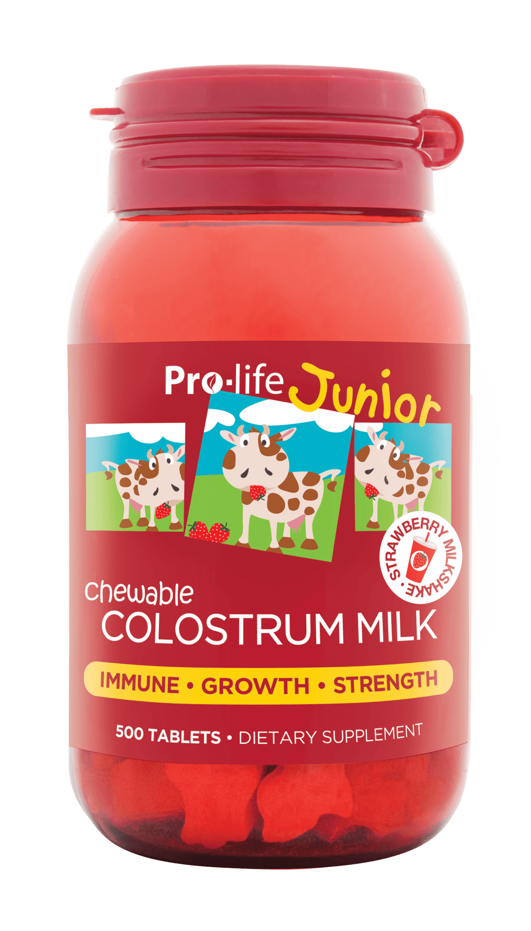 Junior Colostrum Milk Chews (Strawberry) - HealthyMe